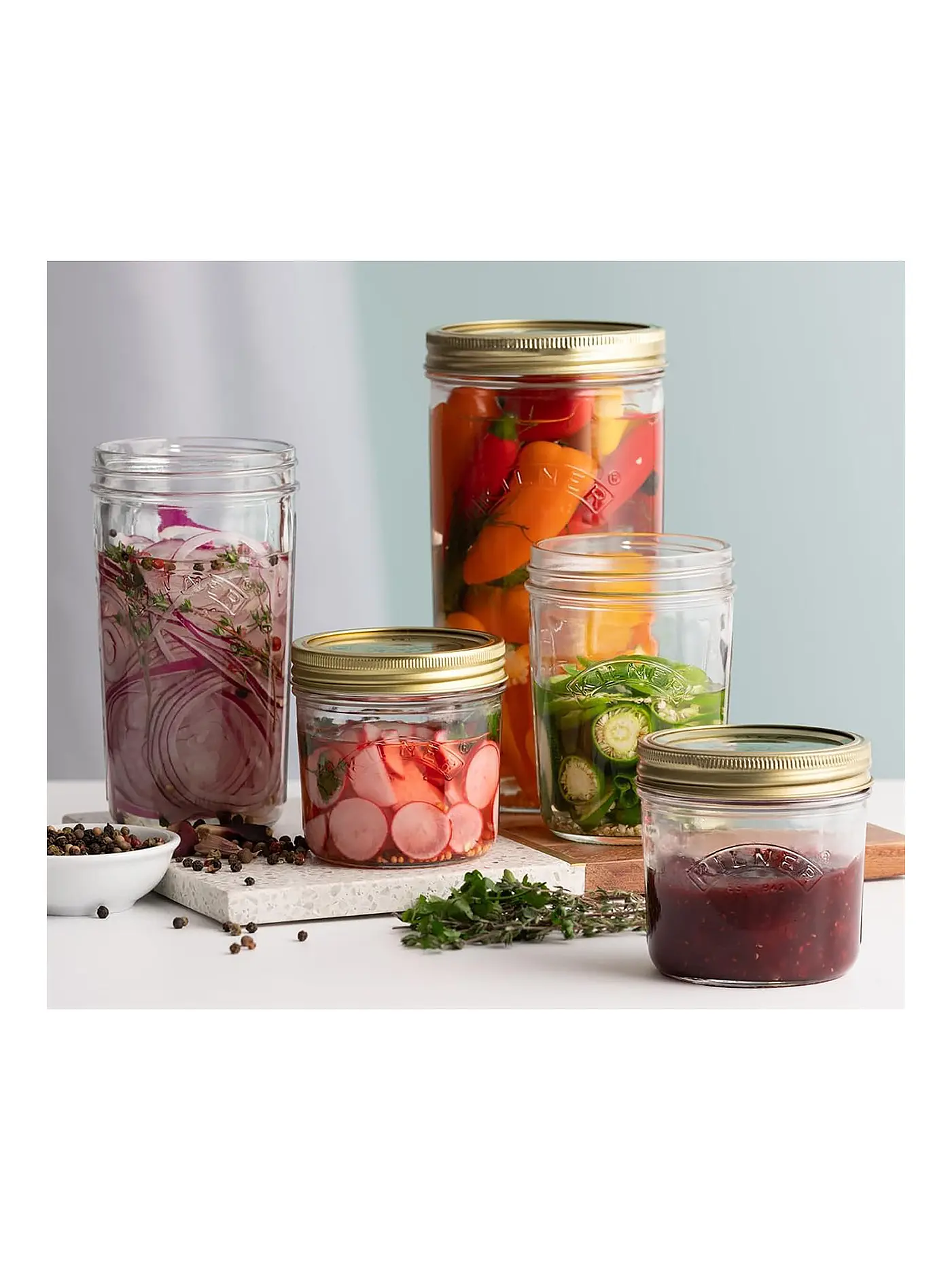 KILNER | Einmachglas mit weiter Öffnung 200ml Glas/Metall | 
